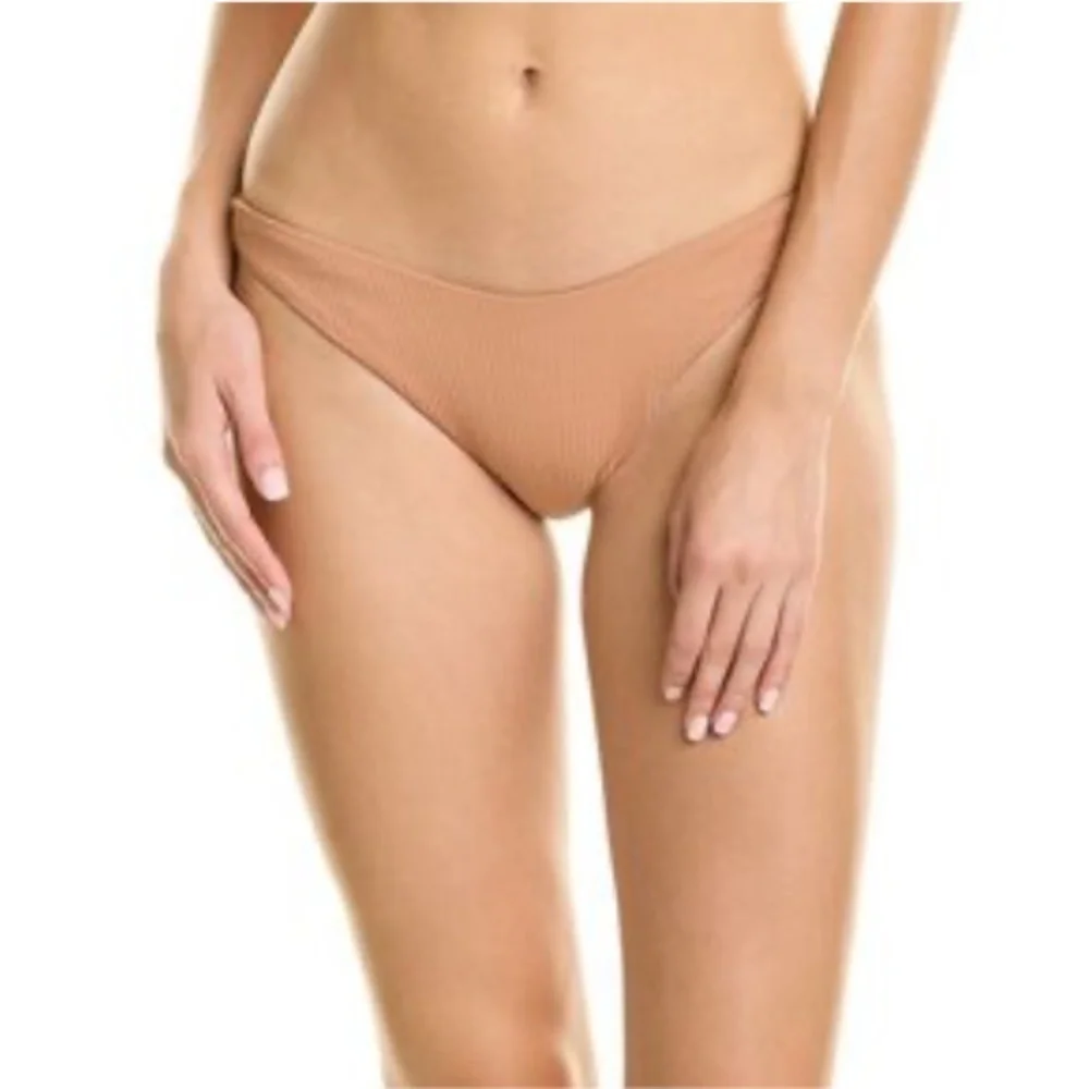 NWT L*Space Lee Lee Top & Cabana Bottoms 2 Pc. Bikini Set in Putty Sz. L
